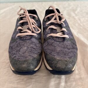 Foot Joy Ultra Flex Women's Blue Pattern Spikeless Golf‎ Shoes Size 7.5